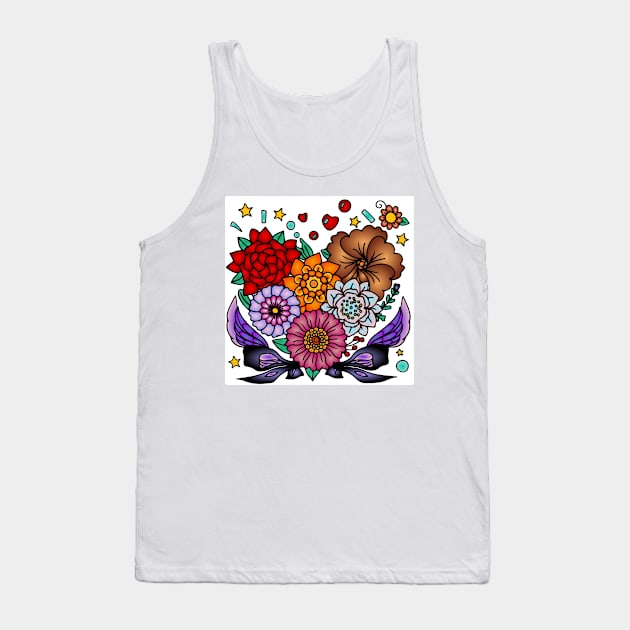 Flowers 766 (Style:1) Tank Top by luminousstore